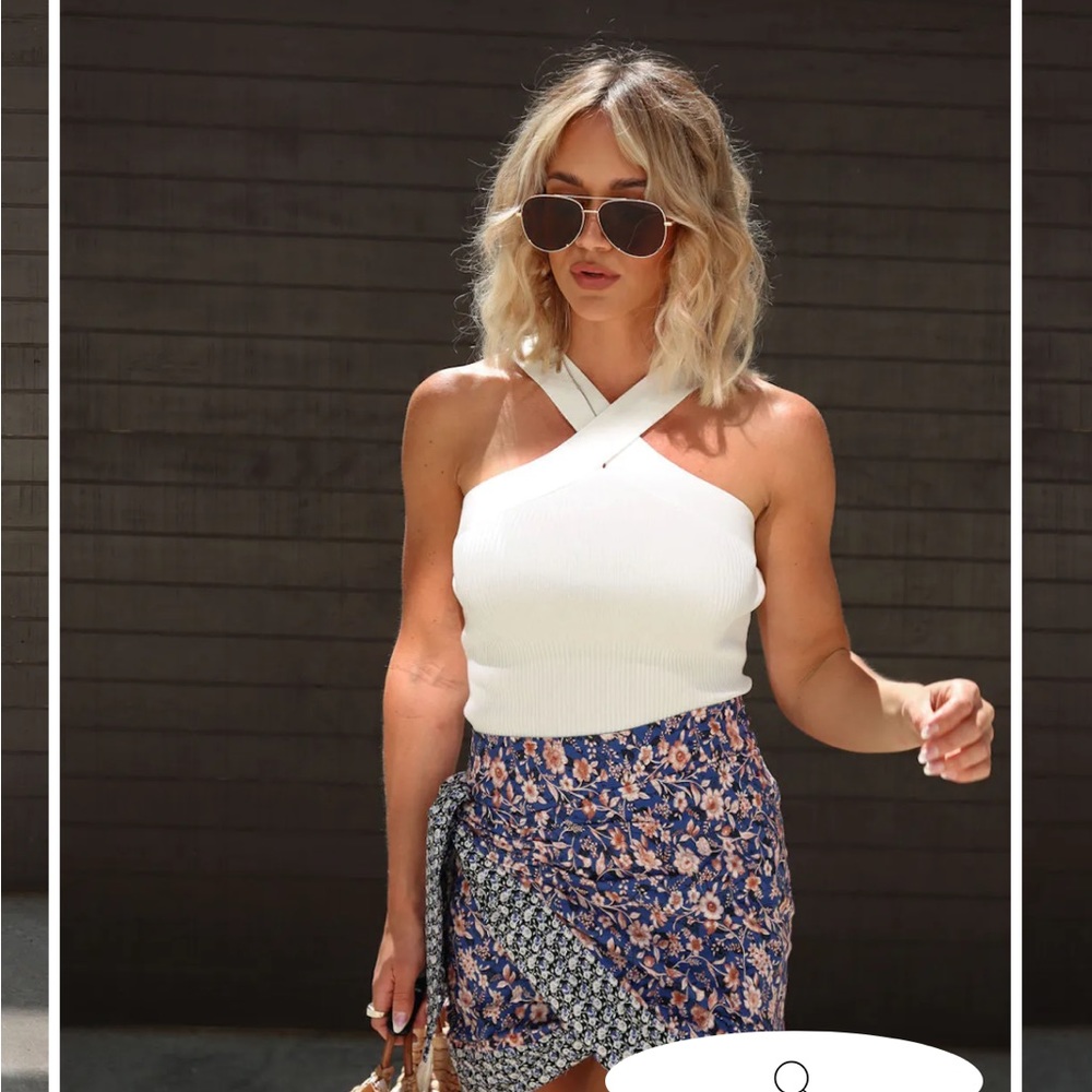 Vici “Alessia Ribbed Tank”